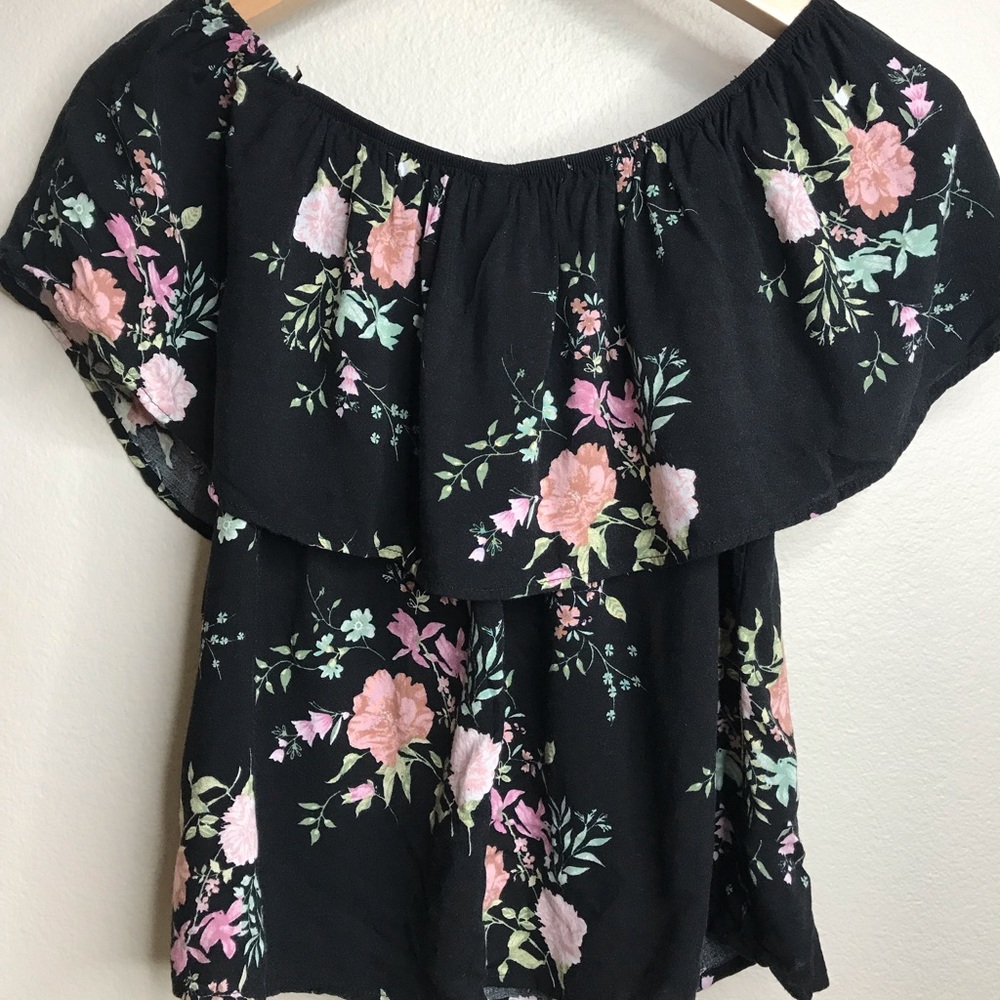 Floral Off the Shoulder Top